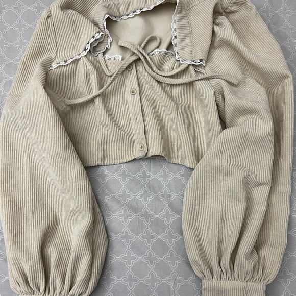 corduroy lace top - Picture 1 of 1